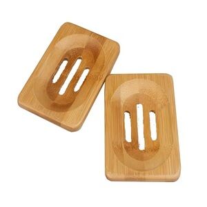 Bamboo Soap Dish Set
